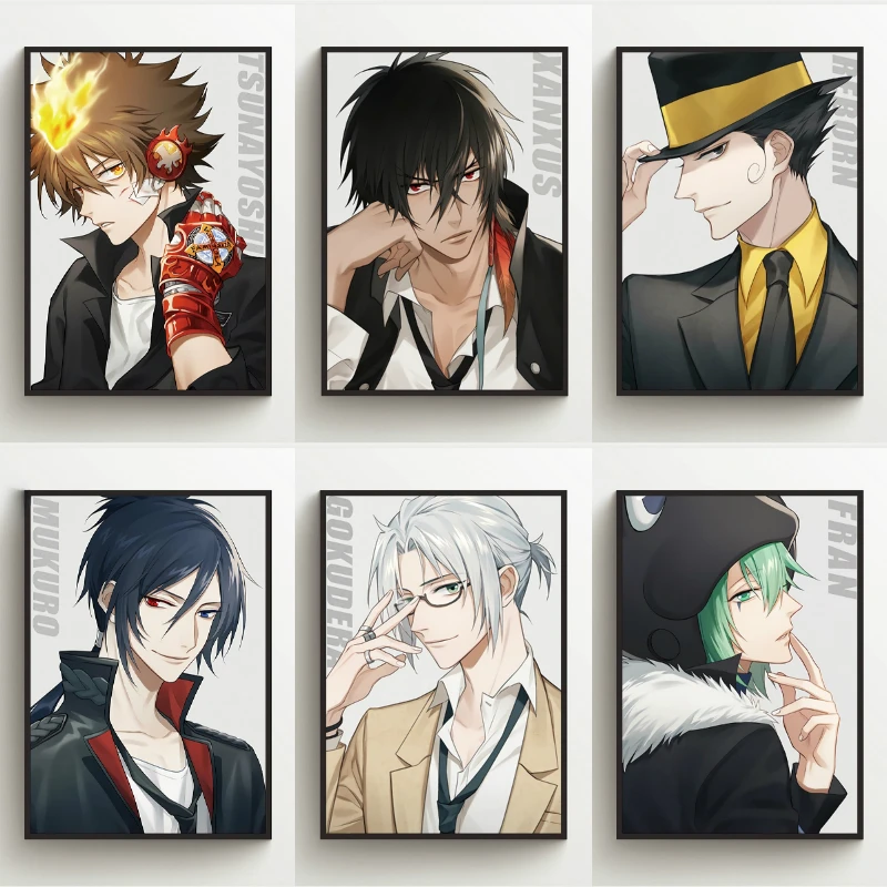 Anime Katekyo Hitman Reborn! Yamamoto Takeshi Canvas Poster Wall Art Print Painting Nordic Wall Picture Living Room Home Decor