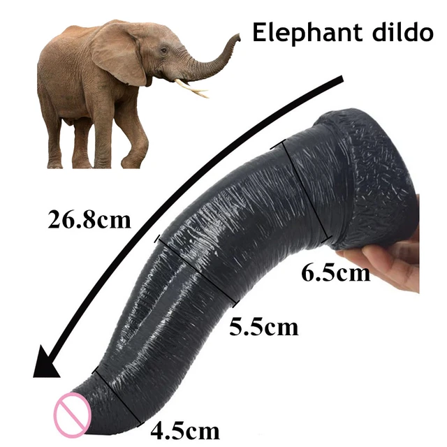 Beasty Elephant Porn - Big Dildo Animal Elephant Dildo Black Dildo Giant Fake Penis Sex Toys For  Women Couple Flirt Toy Butt Plug Stuffed Stopper - AliExpress