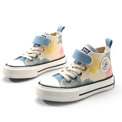 Kids shoes for girl children canvas shoes casual boy sneaker zapatillas little girl shoes White High fashion buty tenis infantil