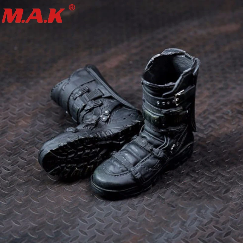 

1:6 scale soldiers falcon combat boots toy shoes short boots with joint fit for 12" male man boy soldiers action figures