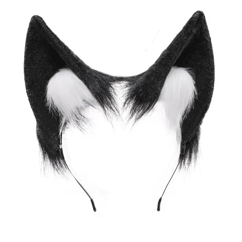 New Women Girls Lolita  Cat Fox Wolves Beast Ear Hair Hoop  Hairbands Headband Props  Anime Cosplay Costume  Halloween Christmas