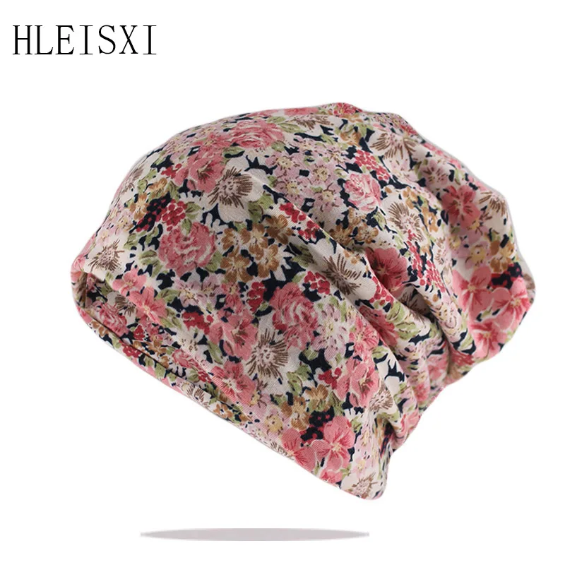 Top Sale New Fashion Colorful Spring Autumn Warm Women Beanies Skullies Hat Scarf Casual Outdoor Girl Hip Hop Bonnet Bone