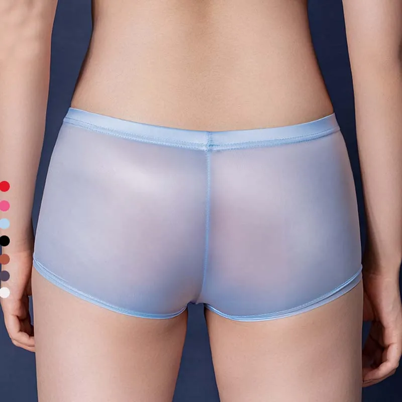 Underwear Men Boxer Shorts Pouch Big Penis Bulge Panties Shiny Underpants Seamless Enhances Boxershorts men underwear