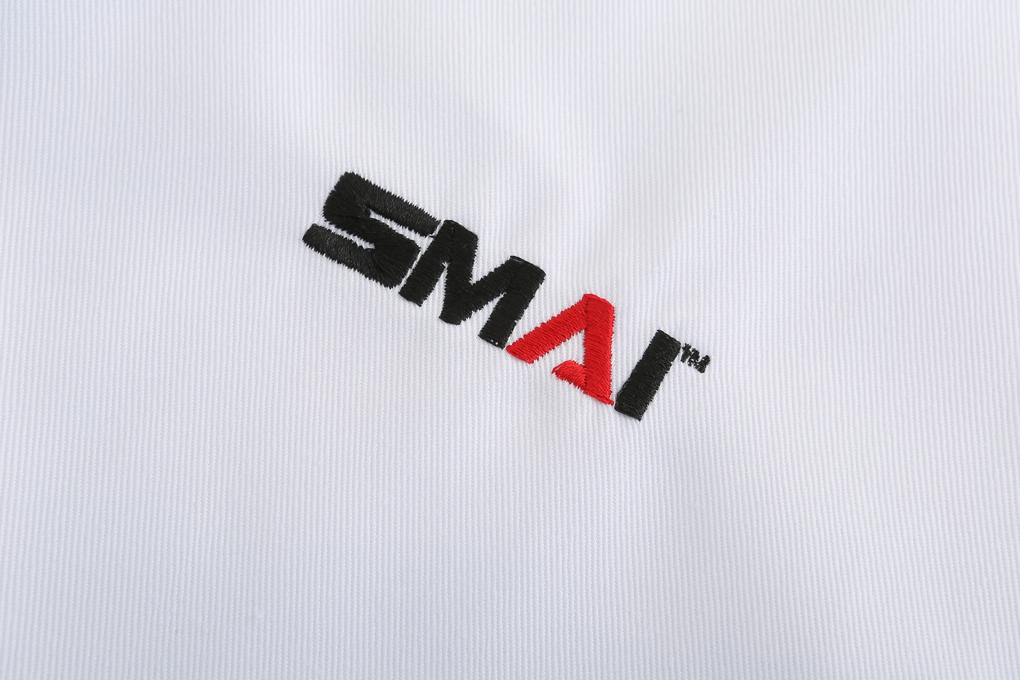 WKF certified Smai karate uniforms for beginners export original karate training clothing cotton twill fabric with a white belt