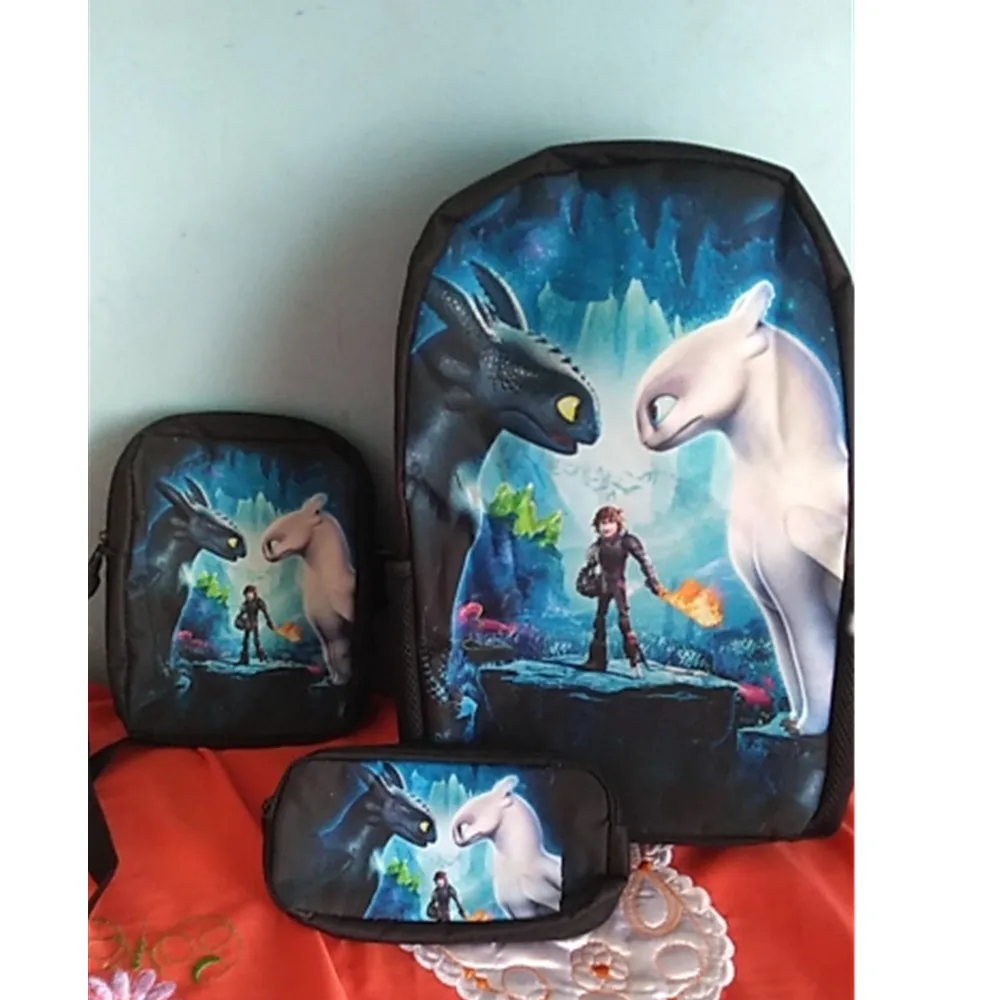 ELVISWORDS personalizado Mochila 3 unids/set nuevo cielo estrellado impresión Animal bolsas de la escuela los estudiantes Mochila niños Mochila Escolar