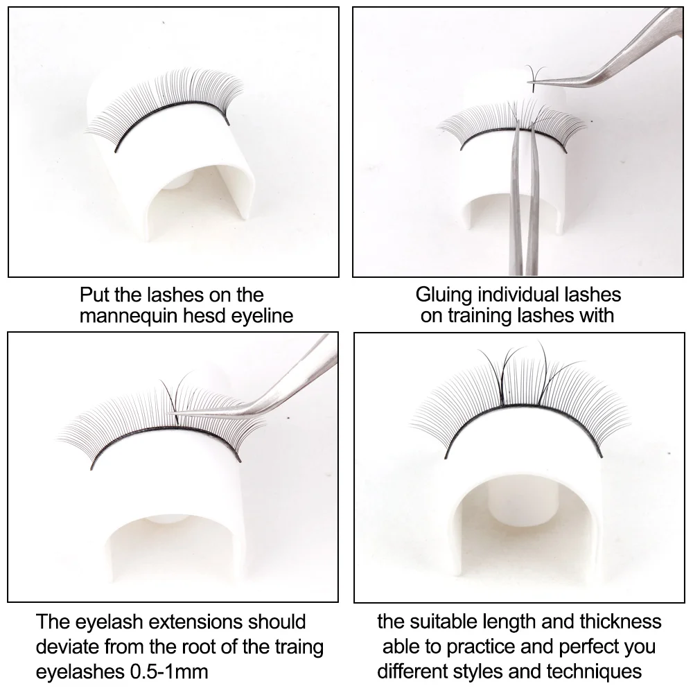 5/10/15/20 ボックストレーニングまつげ初心者つけまつげ練習ミンクまつげストリップ個人まつげまつげ延長ツール