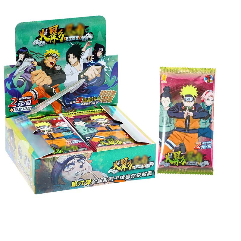 Naruto Cards Letters Paper Card Letters One Games Children Anime Peripheral Character Collection Kid\'s Gift Playing Card Toy