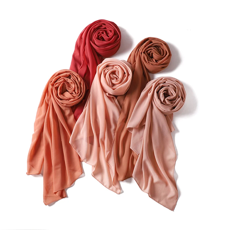 HUISHI Shawl Scarf Women Solid Pearl Chiffon Bandana Fashion Women's Hijabs Hair Scarf All-match Ladies Muslim Scarves Headband