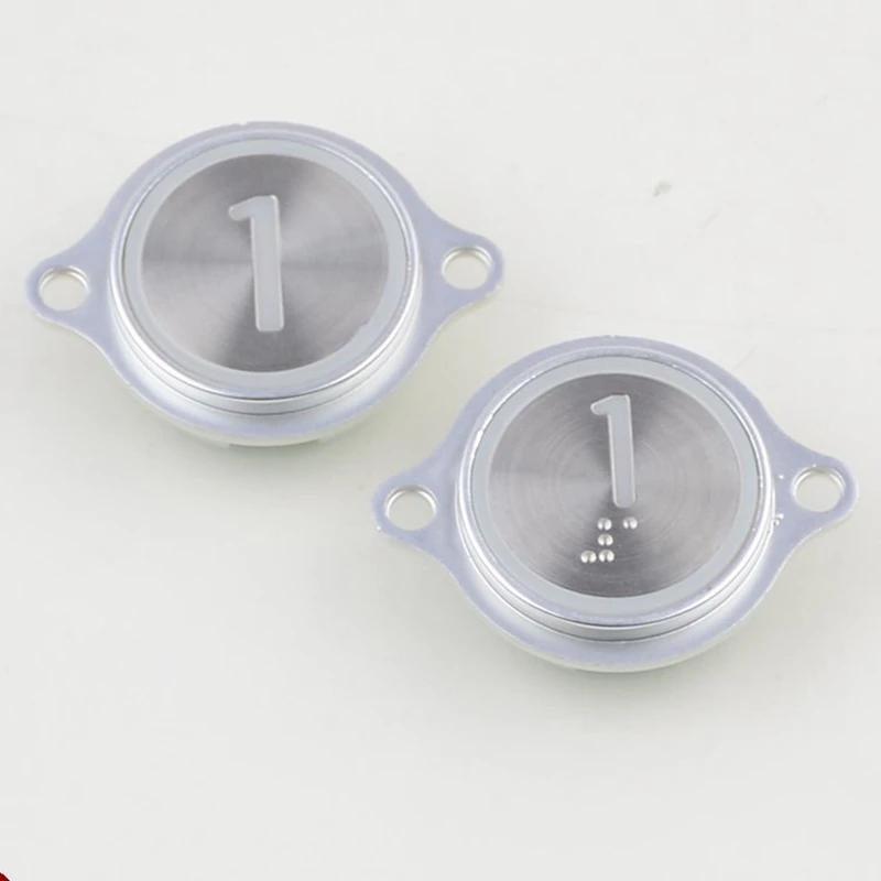 5pcs/lot  Elevator Parts Push Button KDS50 KDS300 With Braille Symbols Lift Accessories