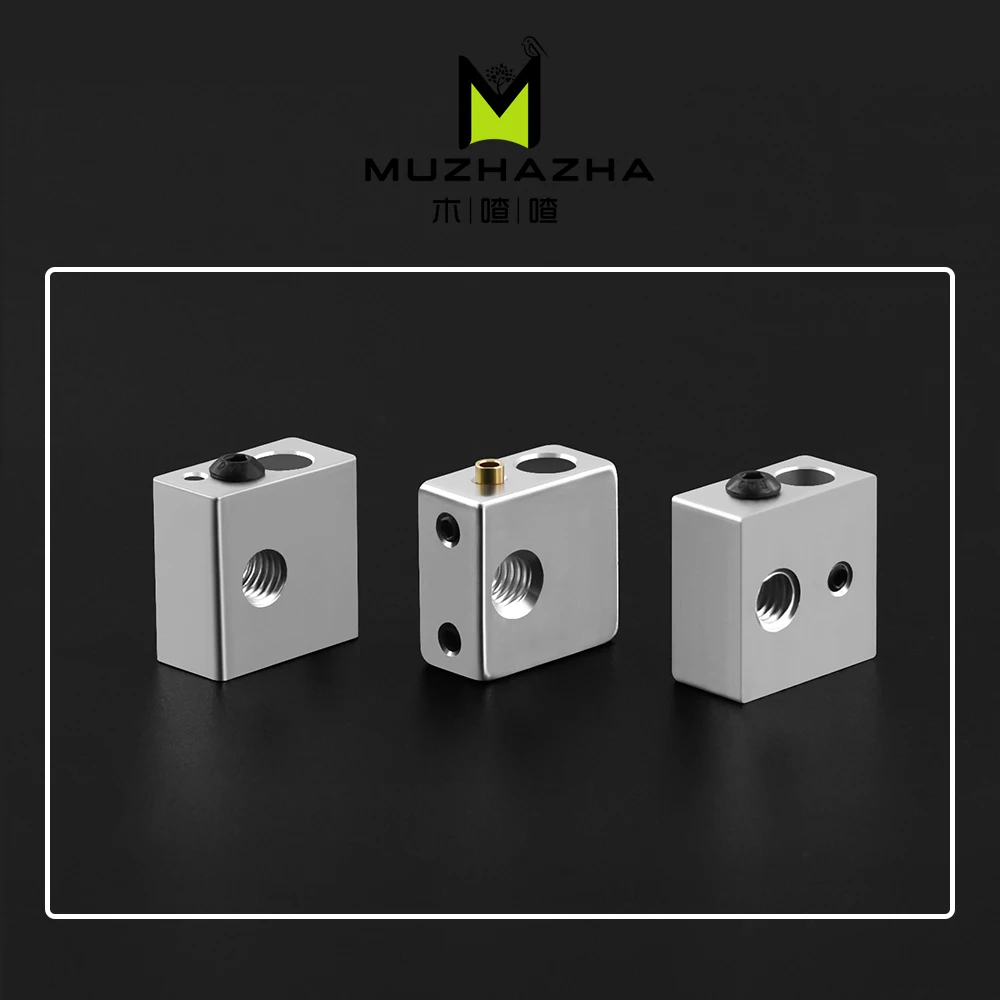 

3D printer Accessories heating block MK7 MK8 dedicated print head heated Aluminum block MK8 Extruder