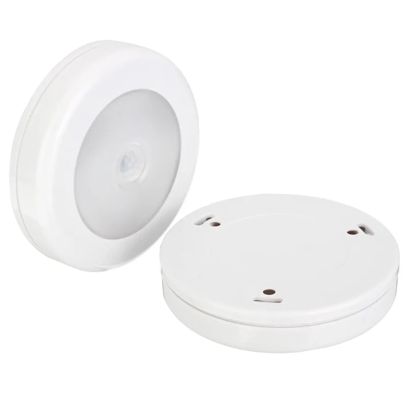 Capteur de mouvement infrarouge à 6 LED, 3 pièces, activation lumineuse, veilleuse, allumage/extinction automatique, batterie pour couloir, livraison directe