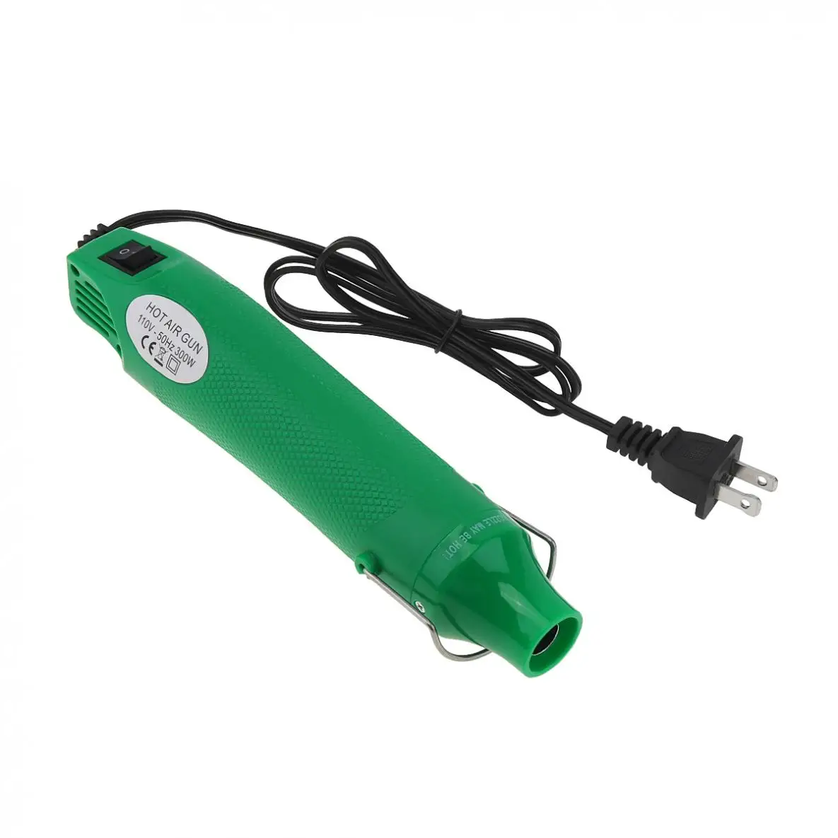 Strumento manuale per asciugacapelli elettrico con pistola termica 110V/220V 300W con superficie in plastica termoretraibile e spina ue/usa per il riscaldamento di accessori fai da te