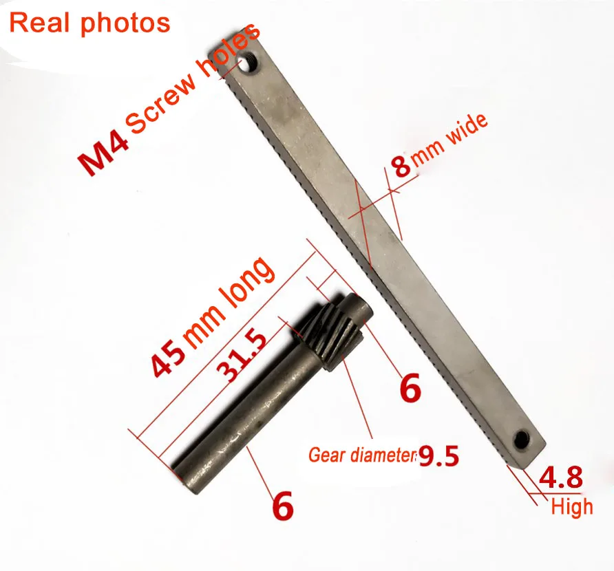 Su misura Manuale Tavolo Scorrevole Cremagliera e Pignone 0.5 Die A Coda di Rondine di Regolazione Fine Gear Piattaforma Cremagliera Cremagliera