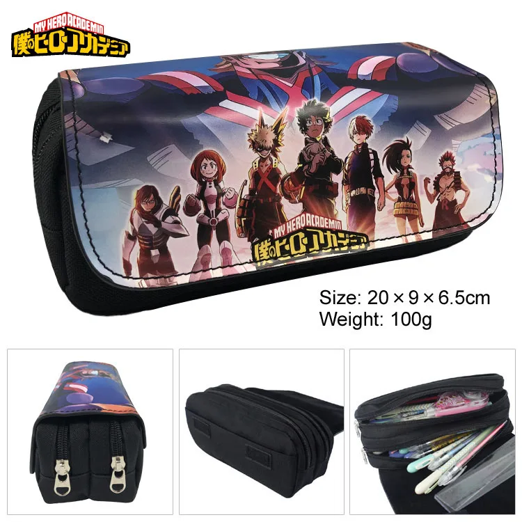 IVYYE My Hero Academia Fashion Cosmetics Bags School Pencil Case Storage Pen Bag Large-capacity Stationery Unisex Gifts