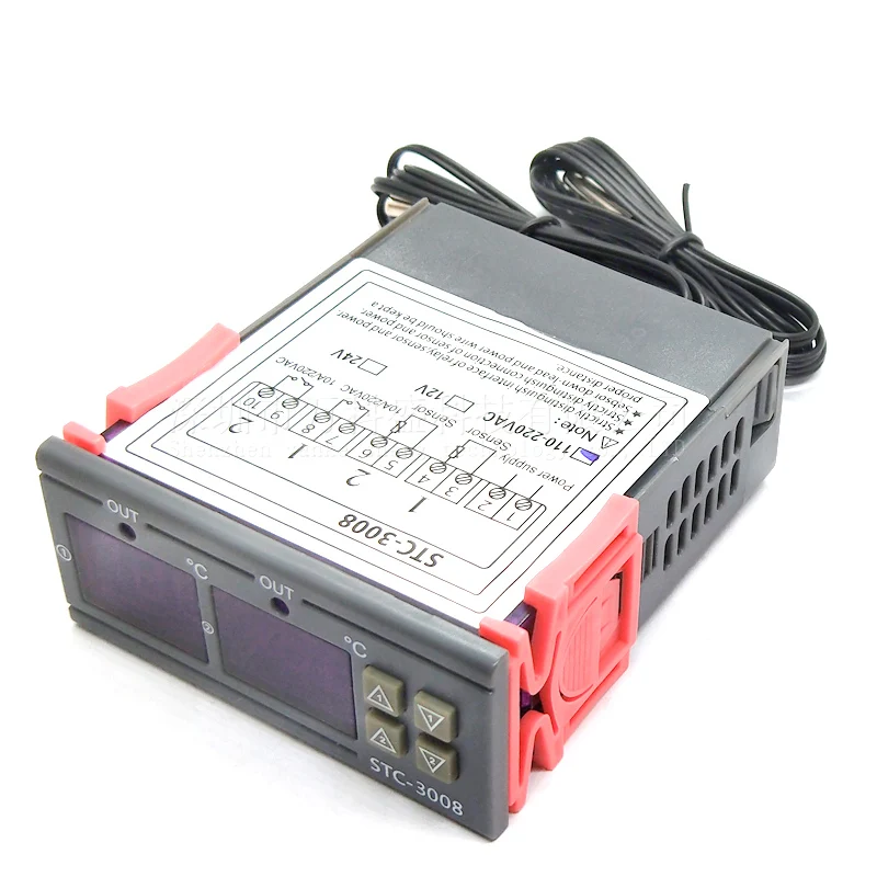 STC-3008 Digital Thermostat STC-3028 Temperature Humidity Controller Thermostat Humidistat Thermometer Hygrometer Control Switch