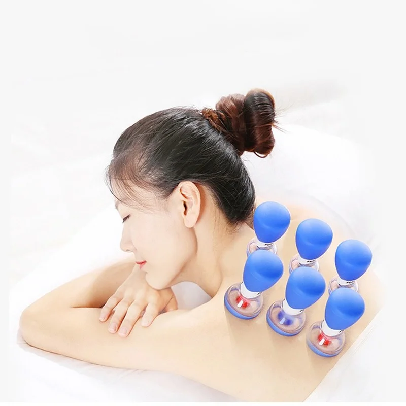 Newest 10pcs HACI WU XING Needle Bipolar Strong Magnetic Vacuum Acupuncture Cupping Set Suction Cupping Set Magnetic therapy