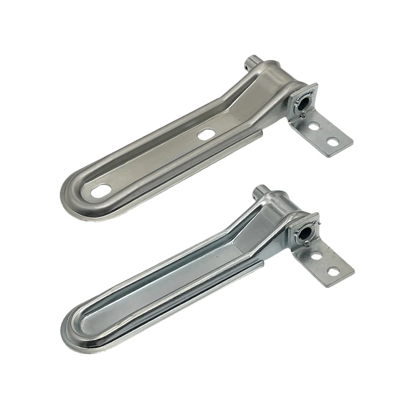 CVP Trailer Hinge with Pin Set Tailgate hinges with Handle Zinc Plated 220mm Long RV Parts Camper Accessories Caravan Components