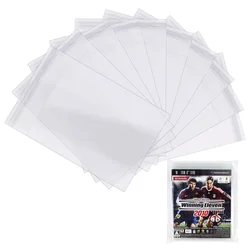 100pcs PS3 CD Game Case Resealable Sleeve OPP Plastic Bags Instruction Booklet Sleeves for Sony PS3 Manual Storage Accessories