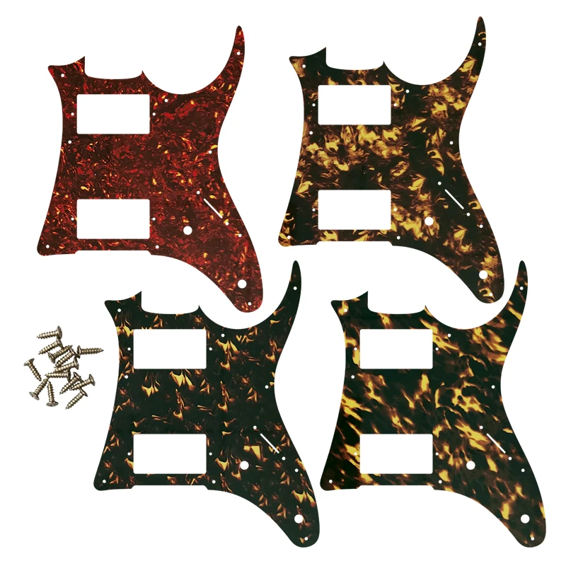 

Pleroo Custom Guitar Parts - For MIJ Ibanez GRX20 Outline Guitar Pickguard Humbucker Pickup Scratch Plate Flame Pattern