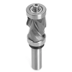 Top and Bottom Bearing Ultra-Perfomance Compression Flush Trim Solid Carbide CNC Router Bit - 12mm 1/2