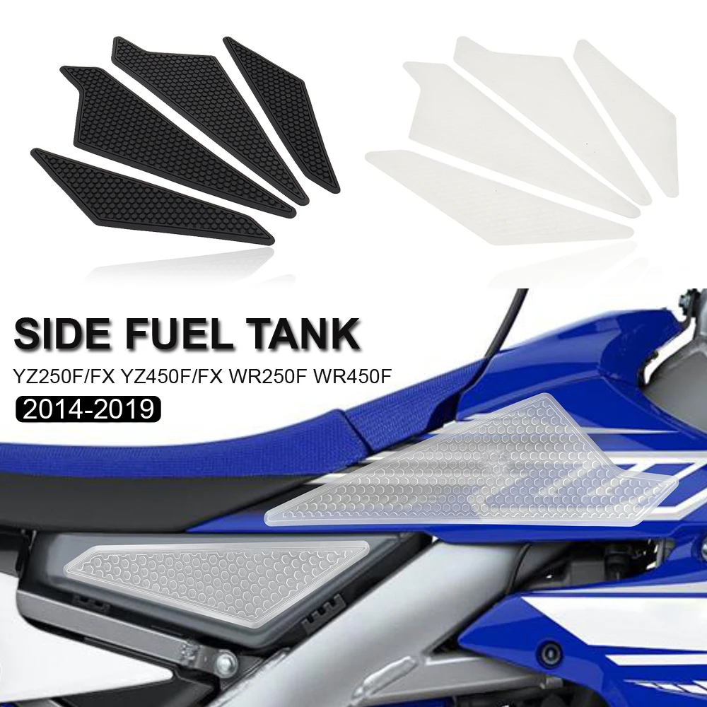 Side Fuel Tank For Yamaha YZ250F YZ250FX YZ450F YZ450FX WR250F WR450F 2014-2019 2018 Motorcycle Non-slip Stickers Waterproof Pad