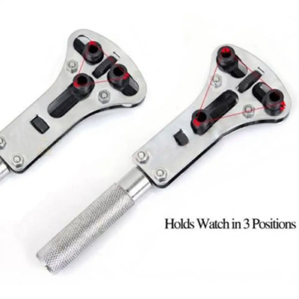 Wrist Watch Case Opener Wrench Tool Adjustable Screw Back Remover Wrench Repair Tool Watches Accessories