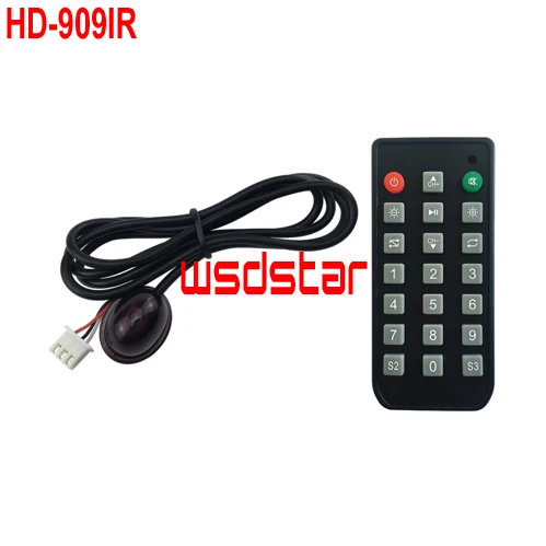 HUIDU HD 909IR IR remote LED controller Only support HD-W60 HD-W6B HD-W62 HD-W63 HD-W64 HD-W64a HD-W66