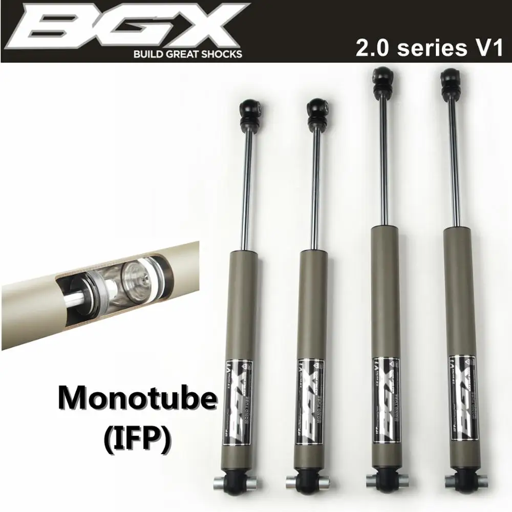 

BGX MonoTube / IFP 2.0 Series V1 Shocks for 18-19 Jeep Wrangler JL 3.5"- 4" Lift