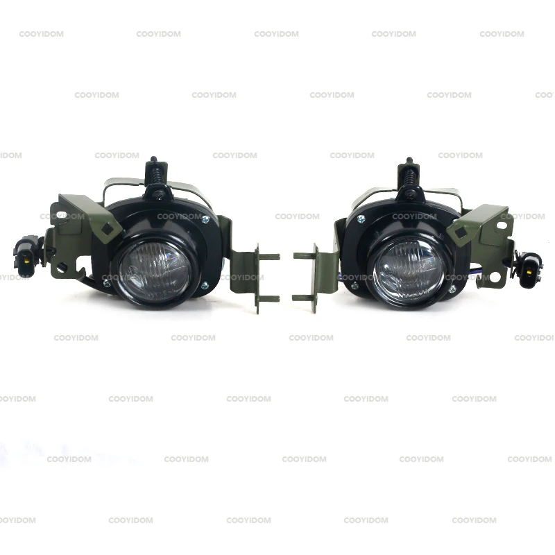 Left/Right Car Front Fog Light For Mitsubishi PAJERO MONTERO V32 V33 V43 Front Fog Lamp Cover Foglight Hood