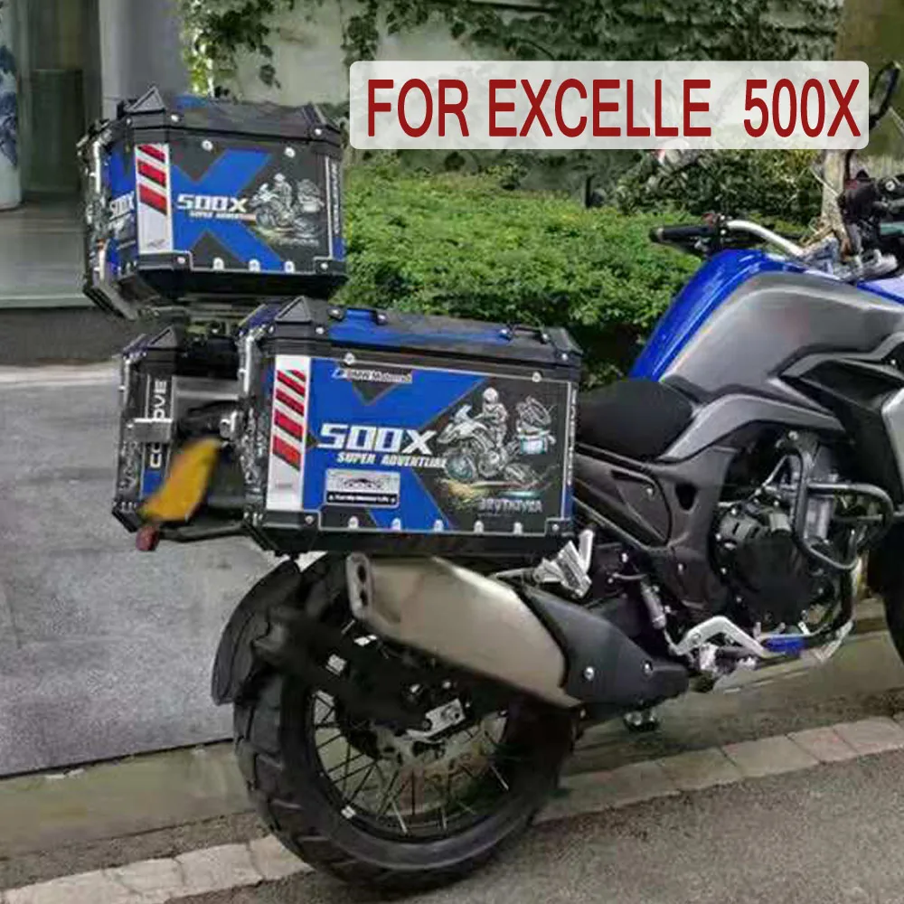 

Excelle 500X Motorcycles Aluminum Boxes Cases Reflective Decals Sticker For Excelle 500X 500 X