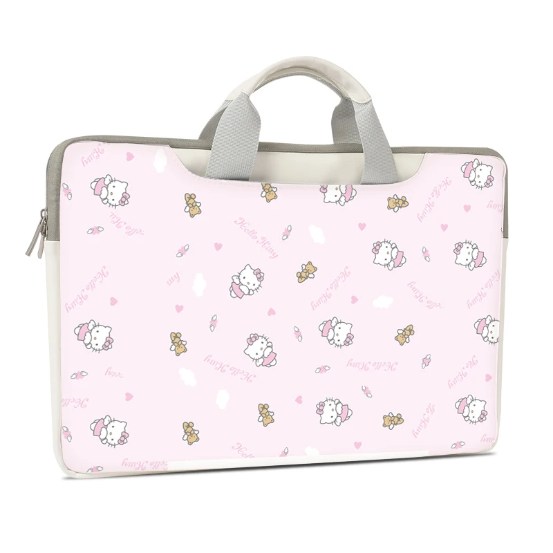 DIY 만화 13.3 노트북 가방, 14 15.6 17.6 인치 노트북 케이스, PU 방수 메신저 숄더백, 스트랩 캐리 핸들 백  Best5