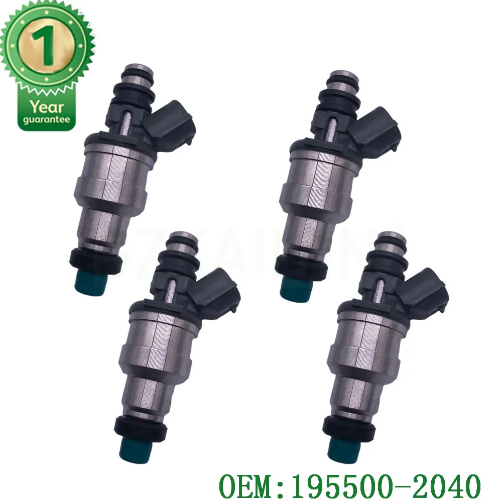 

Set 4 PCS OEM 195500-2040 1955002040 Fuel Injector Nozzle For MAZDA 1.6L 1.8L 4CYL 1990-1995