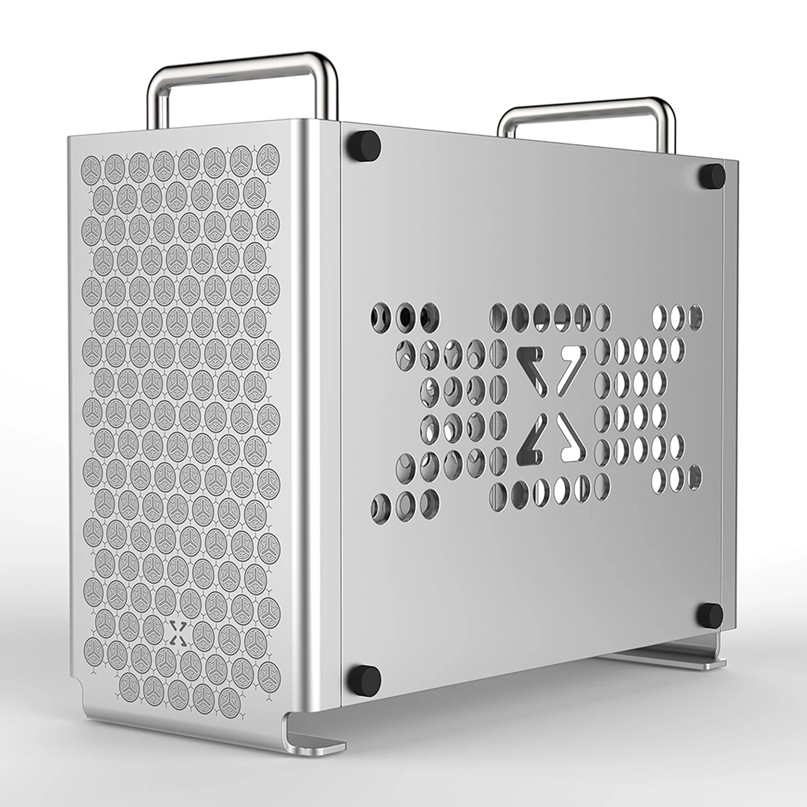 ZZAW Braveman – Mini boîtier de Micro PC ITX B2, châssis en alliage d'aluminium 2021, installation autonome, pour jeu et usage domestique