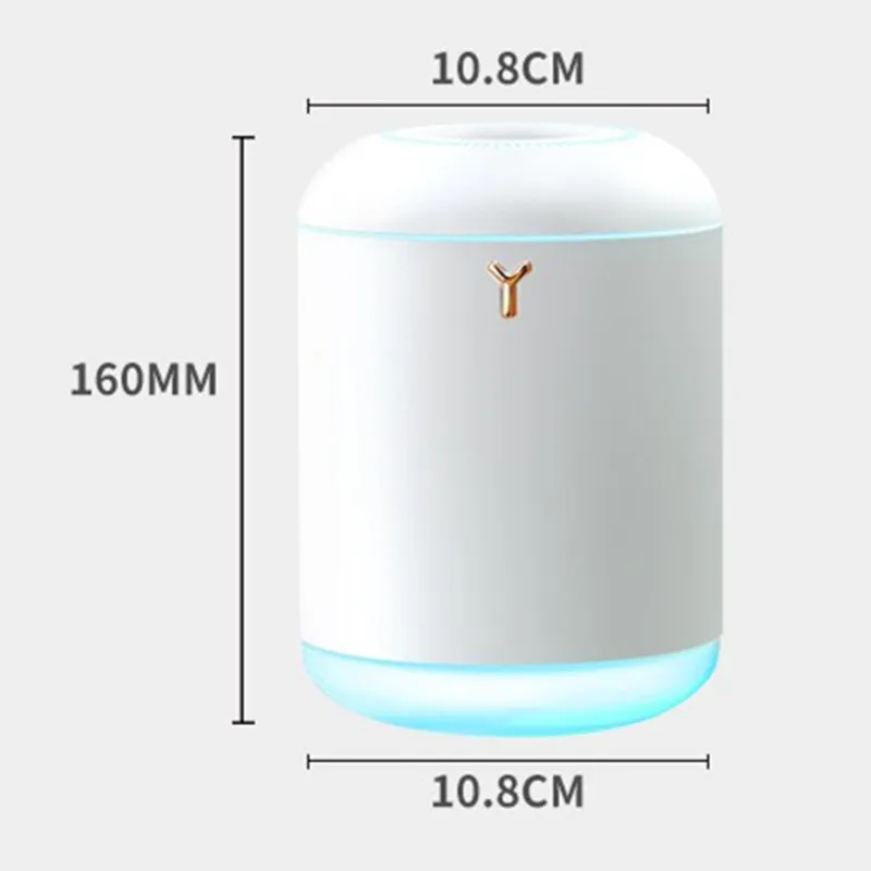 Portabel BARU Penampilan Tinggi Pelembap Ultrasonik USB Desktop Dalam Ruangan Alat Penyemprot Udara Rumah Diam Mempesona Besar Semprot Pelembap