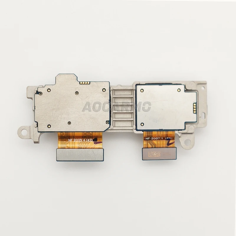 Aocarmo 12MP Big Camera Module Rear Main Back Camera Flex Cable For Sony Xperia 1 II MARK2 X1 ii XQ-AT52 XQ-AT51 SO-51A