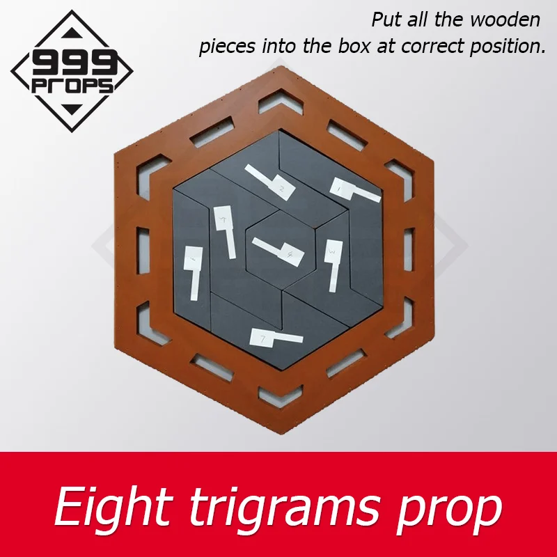 

Eight trigrams prop puzzle prop escape room game custom-made adventure game prop 999 PROPS