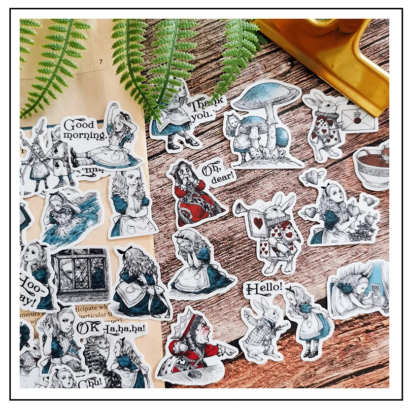 

40pcs /22pcs cute cartoon girl Sticker Diy Album Scrapbooking Diary Planner Journal Sticker Decorative Label For Kids