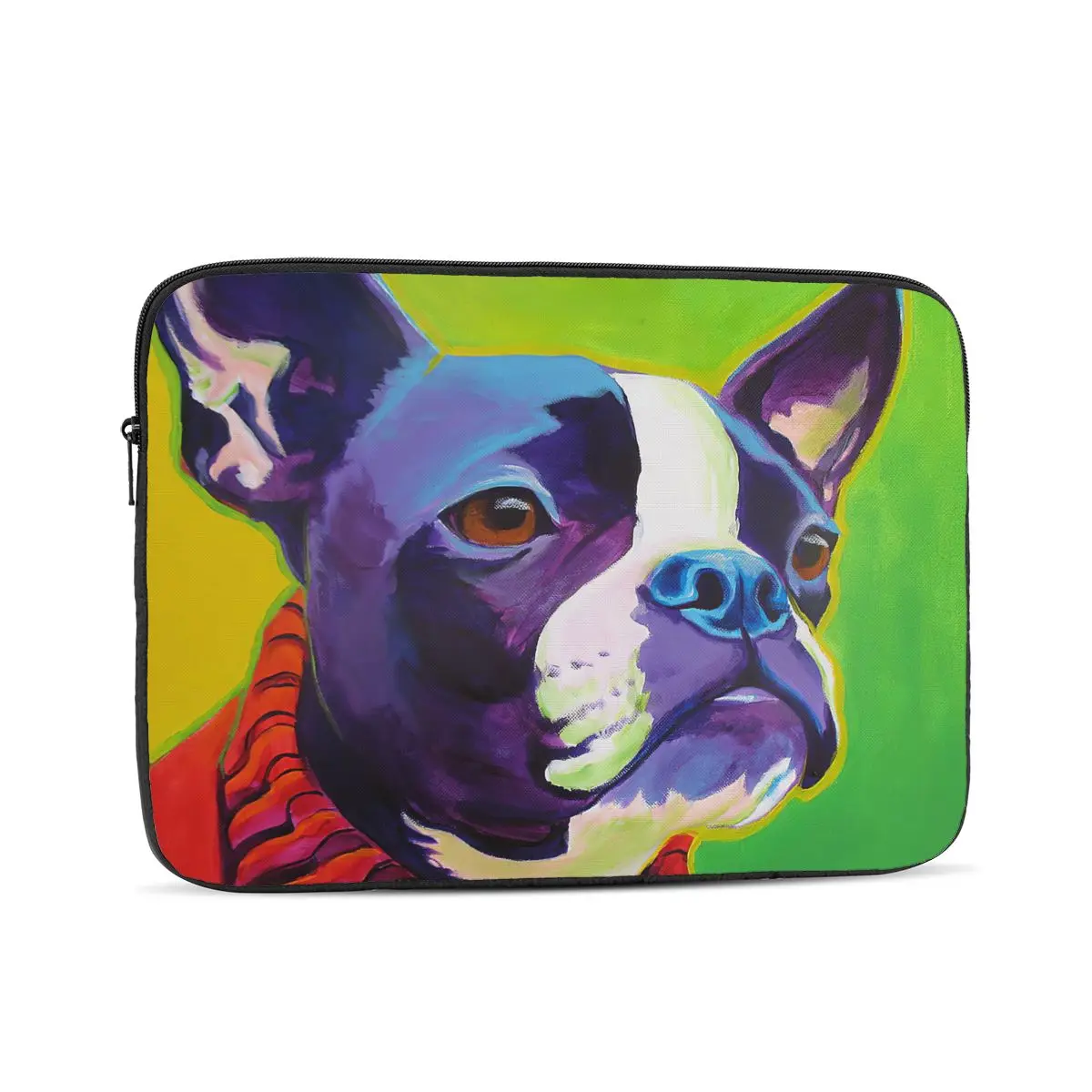 Cat Boston Terrier - Ridley (1) Computer ipad Laptop Cover Case17 15 13 12 10 Inch Laptop Sleeve Bag Portable Cover Fundas Pouch