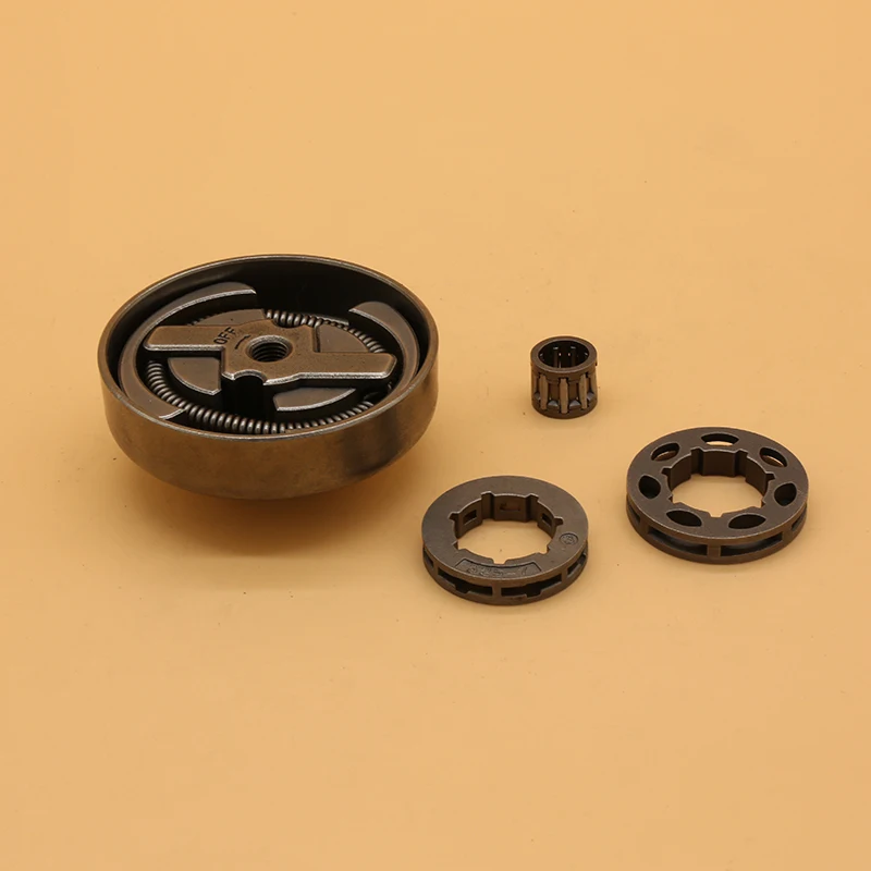 3/8" 7T Clutch Drum Assembly Sprocket Rim Bearing Kit For Partner 350 351 Chainsaw Spare Parts