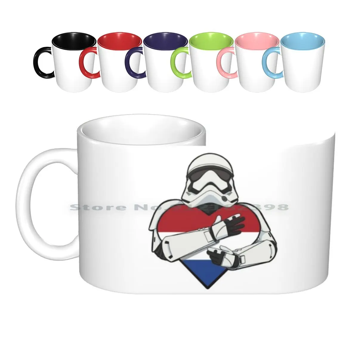 Love Heart Trooper ( Dutch ) Ceramic Mugs Coffee Cups Milk Tea Star Movie Movie Movie Soldier Star Heart Loveheart Cute