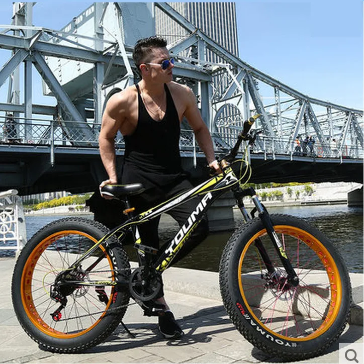 New X-Front brand 27 speed 4.0 fat wide tire snow mobile bike cross country downhill beach mountain bicycle travel bicicleta