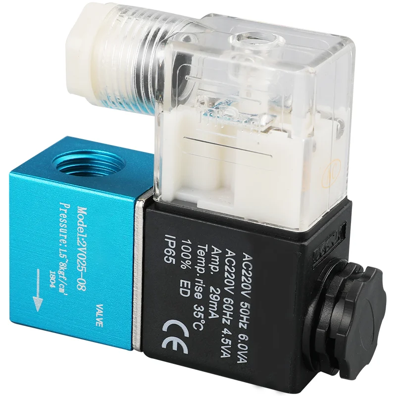 Электромагнитный клапан Air Solenoid Valves 2V025-08 2 Position 2 Port 1/4\ Пневматика — деталь 3