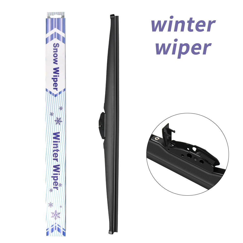 QEEPEI 1PC Winter Snow Wiper Blade U Hook Universal High Quality Rubber Windshield Windscreen Auto Car Accessories