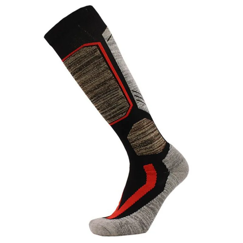 Calcetines térmicos de esquí para adultos, calcetines cálidos de algodón para hombres y mujeres, calcetines deportivos para ciclismo al aire libre, snowboard, calcetines térmicos de invierno