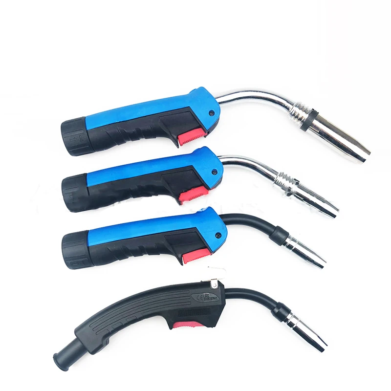 15AK 24KD 36KD Professional MIG MAG MB Welding Torch Air Cooled Contact Tip Swan Neck Holder Gas Nozzle European Type