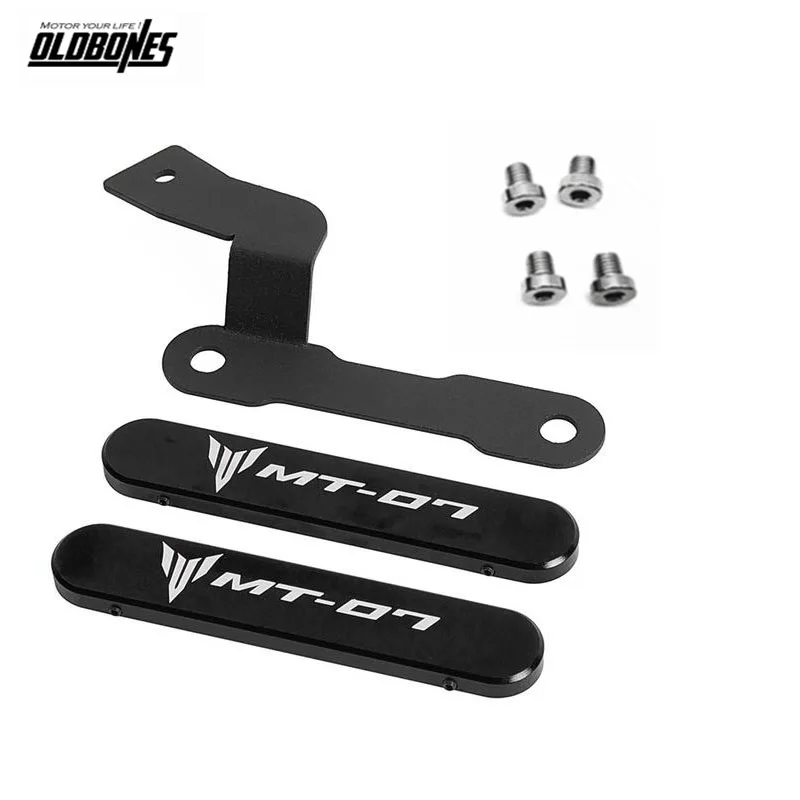 

1 Set Pillion Footrest Removal Blanking Plate Set Footrest Cover Blank Aluminum For Yamaha MT-07 MT07 2014 2015 2016 2017 2018