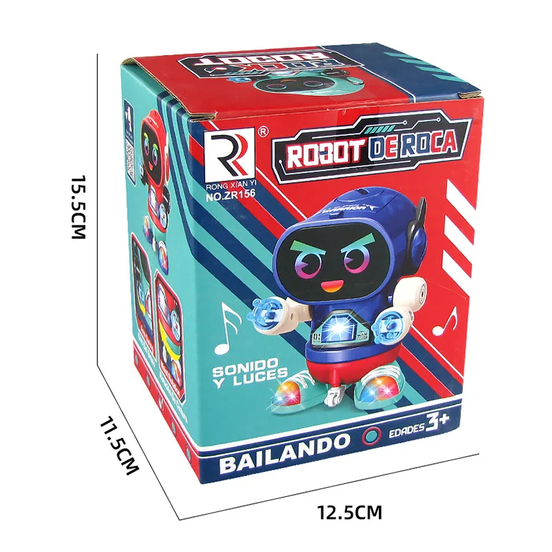 Children Electric Dancing Robots for Kids Toy Rock Light Music Early Education Walking Hot Seller Toys Boys Girls Babys Toddlers