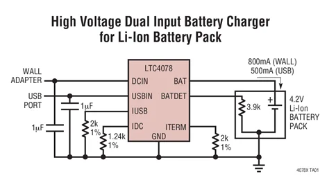 LTC4078EDD LTC4078EDD-2 LTC4078XEDD LTC4078 - Dual Input Li-Ion Battery Charger with Overvoltage Protection