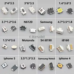 10PCS 2*4*3.5 3*6*3.5 Tactile Tact Push Button Micro Switch For Samsung S2 S3 S4 Note3 I8190 I8160 Nokia Lenovo HTC Xiaomi Moto