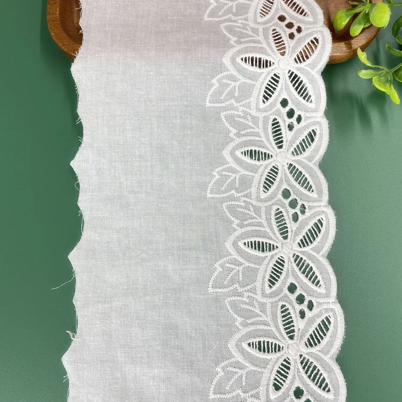 Giant cost-effective pure cotton three-dimensional embroidery water-soluble floral cotton cloth edge handmade diy accessories sk